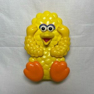Big Bird vintage music box with moving parts